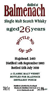 Balmenach 26