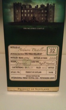 Ardmore 12 - Douglas of Drumlangrig - Whisky Live Leiden 2008