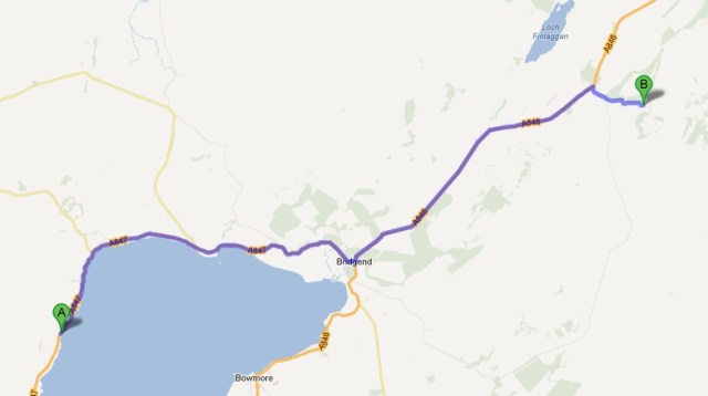 Bruichladdich to Dunlossit