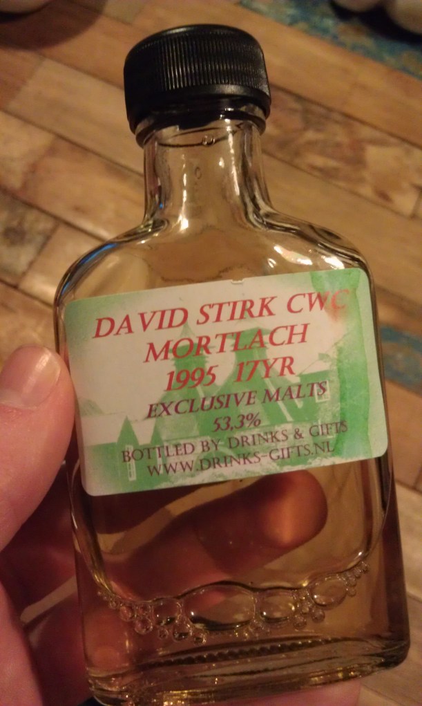 Mortlach 17. A sample from Drinks & Gifts