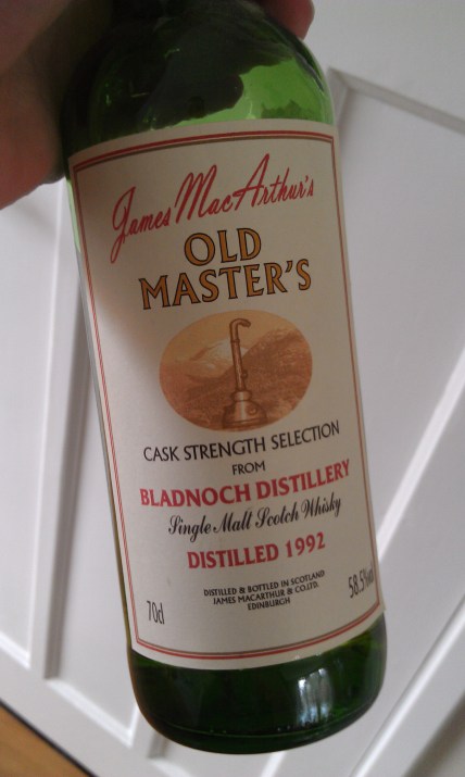 Bladnoch 10, 58.5%, James MacArthur's