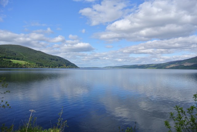 We had stunning weather at Loch Ness