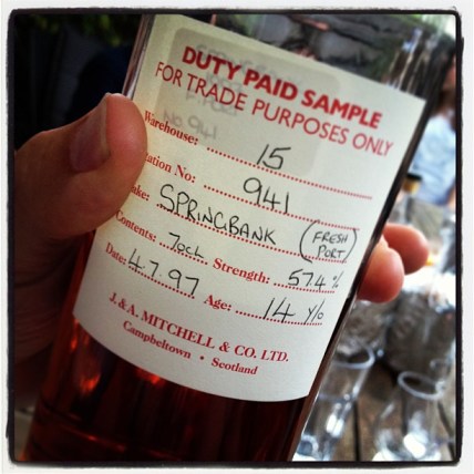 The one of one Springbank. Picture by Fulco