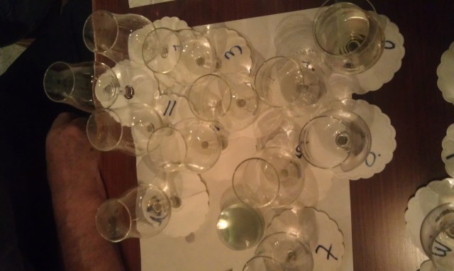 Beware of people using the position of the glass as a ranking. It takes forever