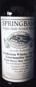 Springbank Sherry Cask