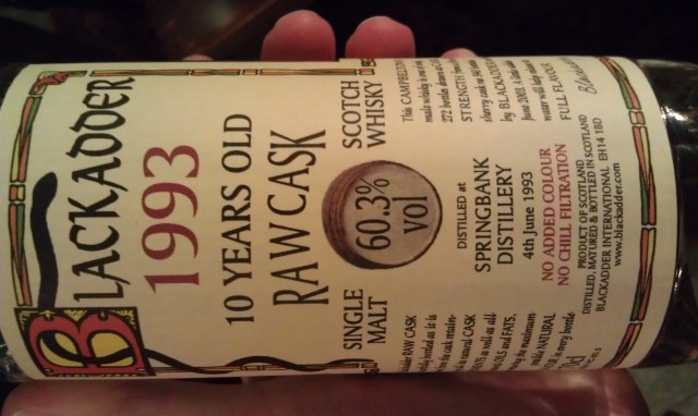 A very tasty (and strong) Springbank