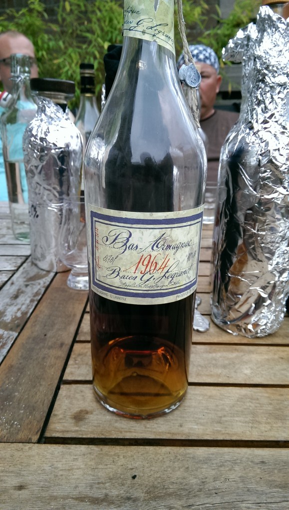 Bas Armagnac from 1964. Thoroughly great, with nice herbal notes on the sweet wine base. Very, very good.