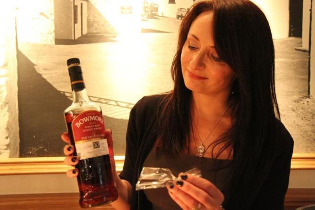 Rachel Barrie and the epic Bowmore.