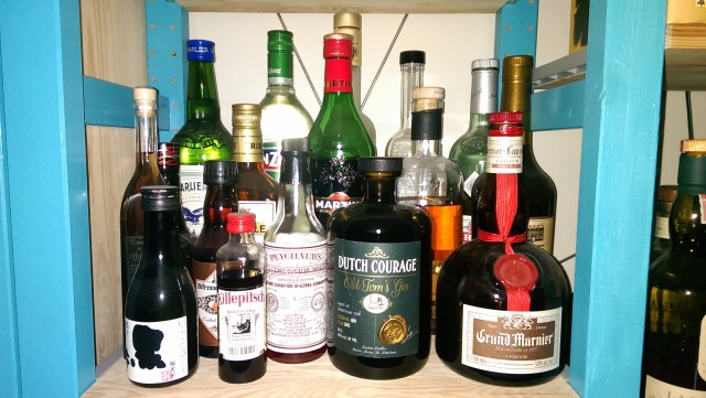 Random booze. Quite some untouched and bought without much consideration