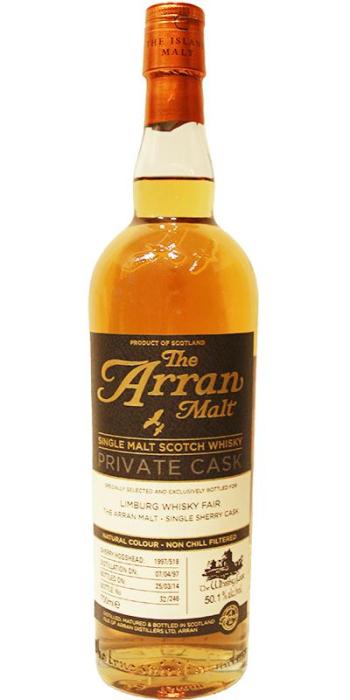 Arran 16yo for The Whisky Fair. Image from Whiskybase