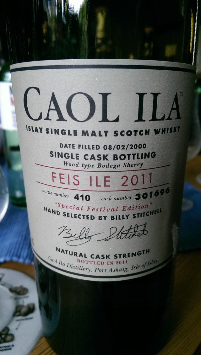 Peaty, but quite in line with the unpeated range