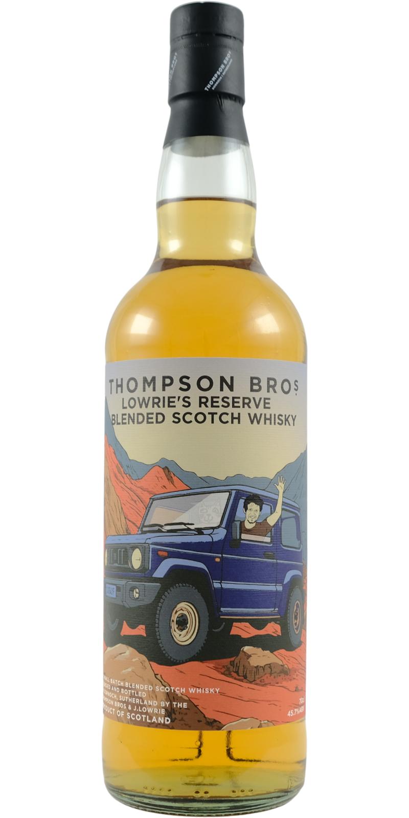 Lowrie's Reserve Blended Scotch Whisky, 45.7% – Thompson Brothers